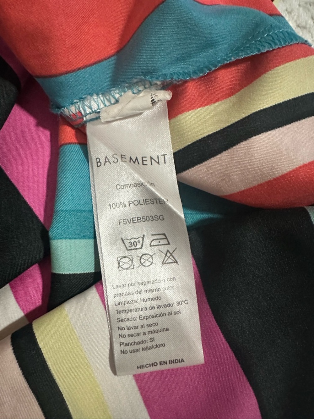 Basement Color Block Dress - Size M - Picture 7 of 7